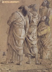 Group of Apostles from the Ascension of Christ by Andrea Mantegna